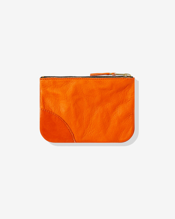 CDG Wallet - Washed Wallet Zip Pouch - (Burnt Orange SA8100)