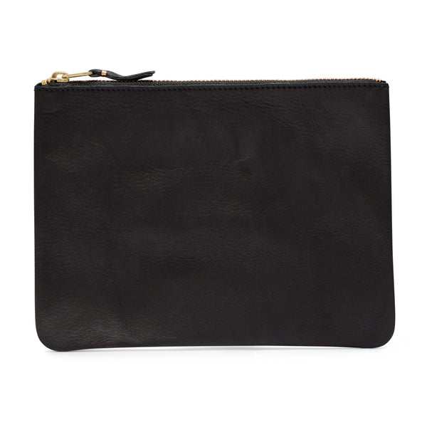 CDG Wallet - Washed Zip Pouch - (Black SA5100WW)