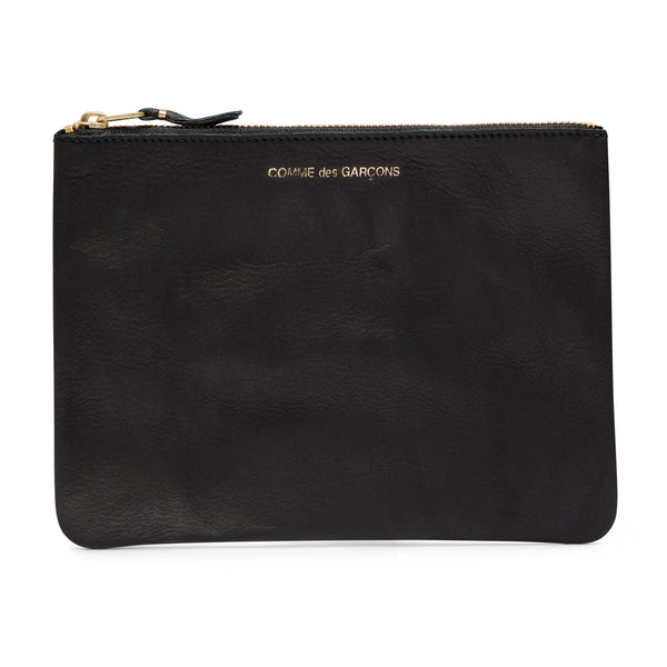 CDG Wallet - Washed Zip Pouch - (Black SA5100WW)