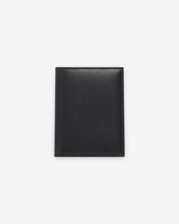 CDG Wallet - Classic Leather Bifold Wallet - (SA0641 Black)