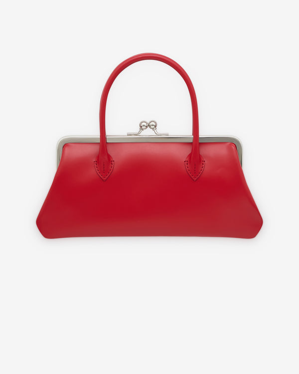 CDG Wallet - Large Wallet With Clasp Handles - (Red SA0303CH)