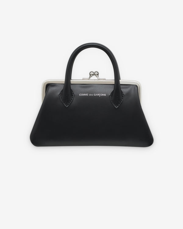CDG Wallet - Medium Wallet With Clasp Handles - (Black SA0302CH)