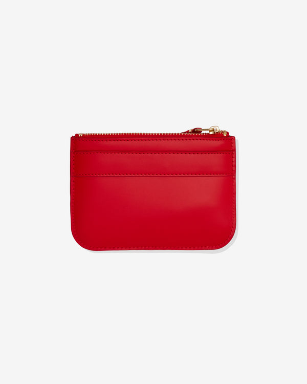 CDG Wallet - Big Bow Zip Pouch - (Red SA8100BB)