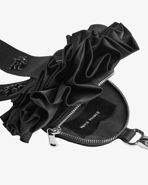 Simone Rocha - Women's Ribbon Rosette Coin Purse - (Black/Jet)