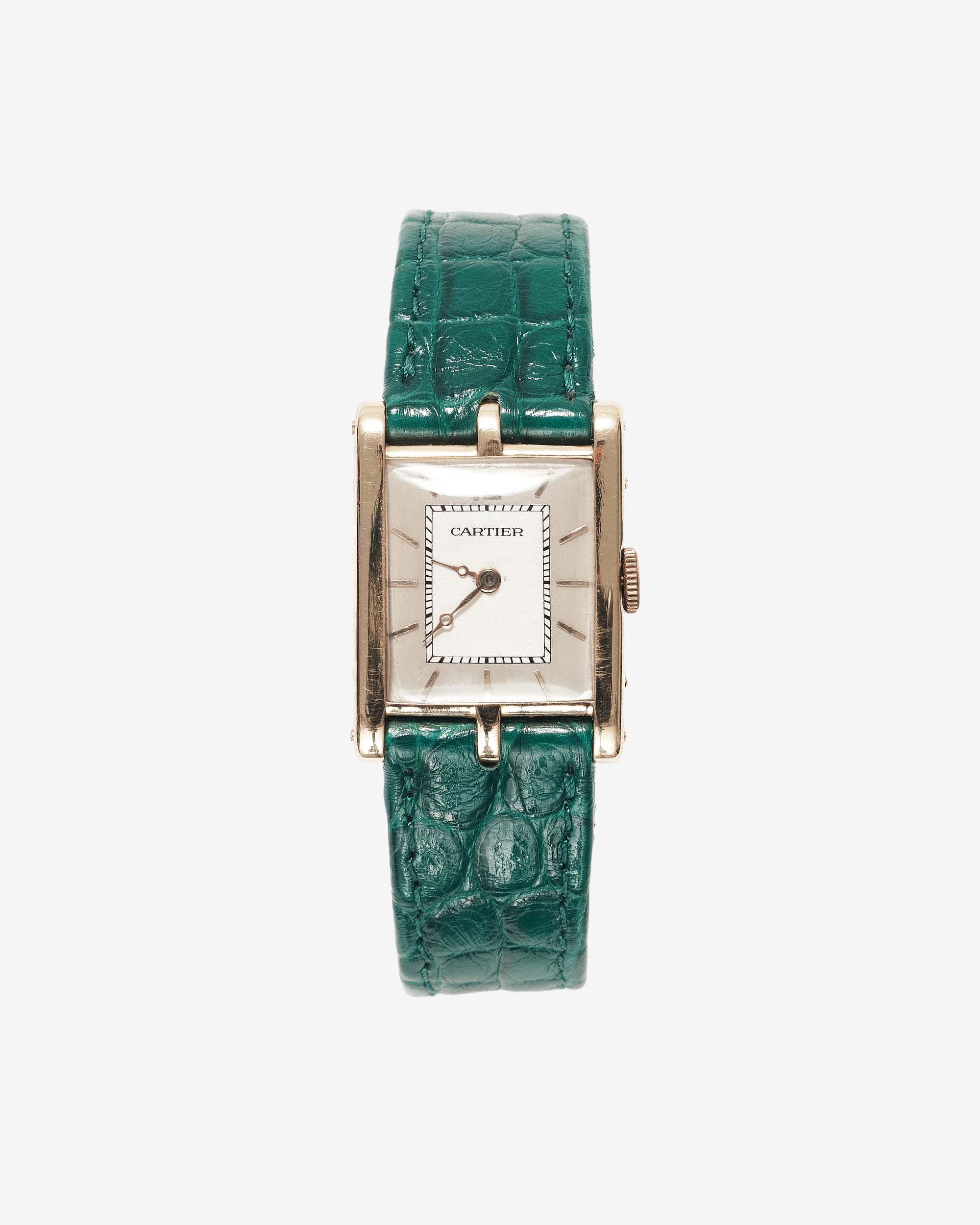 Classic 55 - Cartier Vintage Tank Central Lugs Made for Asprey 1930s - (Yellow Gold) view 1, Click to Zoom in
