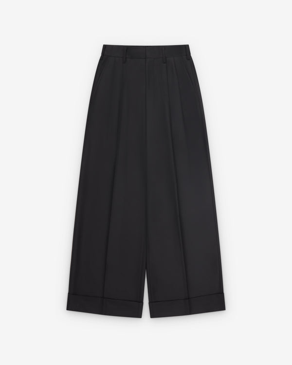 Junya Watanabe - Women's High Waisted Pleated Trousers - (Black)
