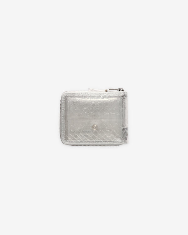 CDG Wallet - Transparent Snake Zip Around Wallet - (SA7100ST Clear)