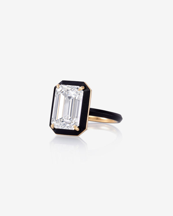 Alexei Hay - The Emerald Sandwich Ring - (Yellow Gold)