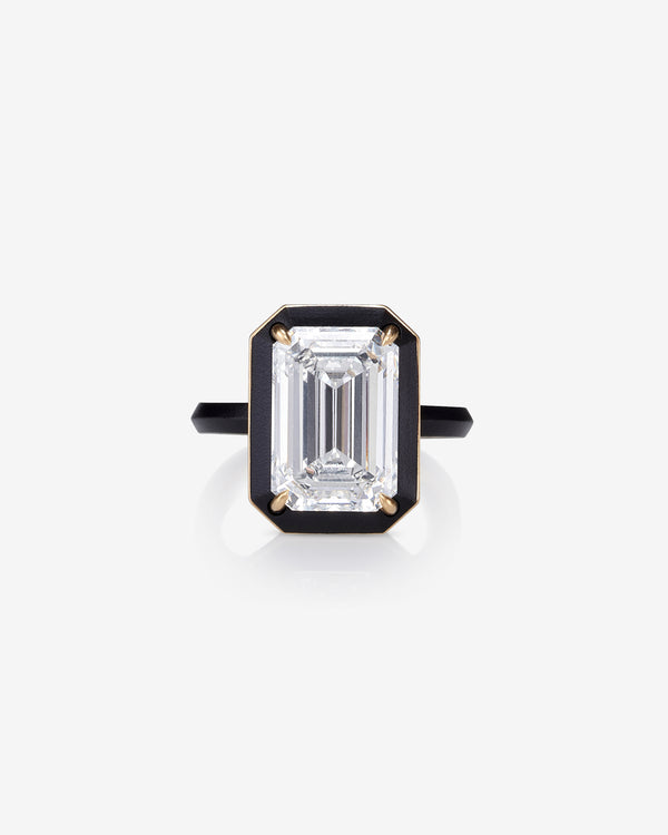 Alexei Hay - The Emerald Sandwich Ring - (Yellow Gold)