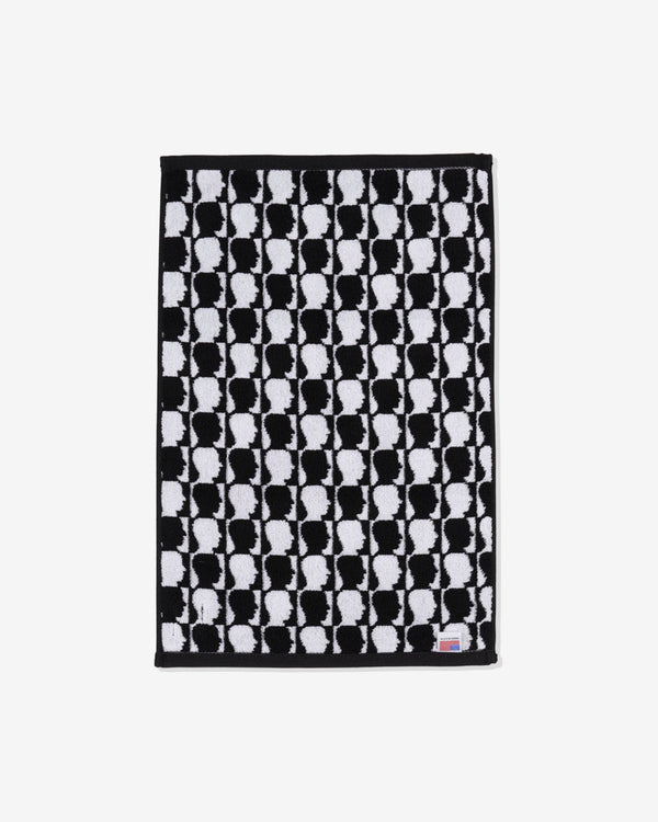 Brain Dead - Checkered Logohead Hand Towel - (Black)
