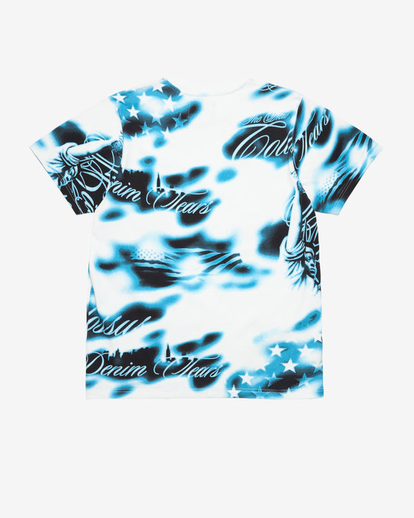 Denim Tears - Men's Cloud Camo T-Shirt - (White)