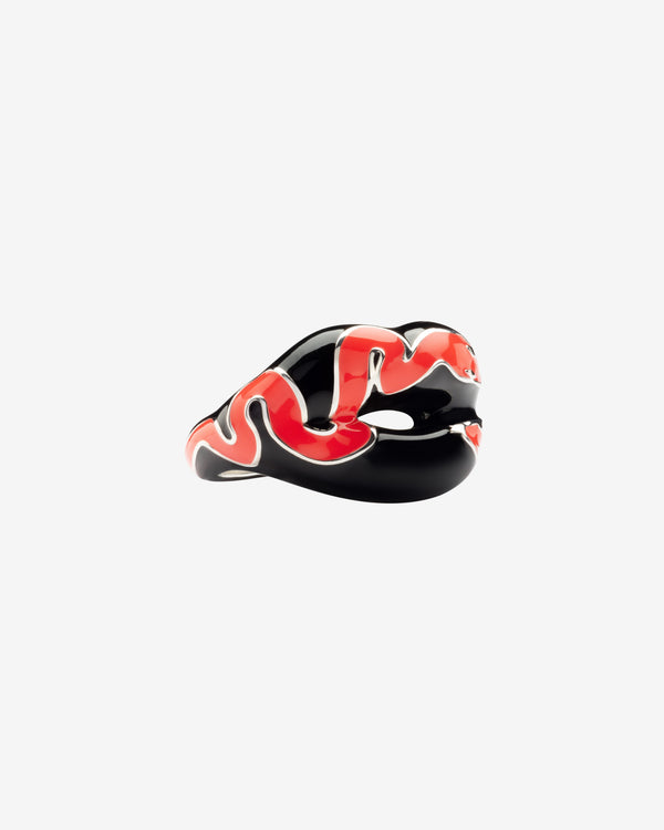 Solange - Hotlips Ring - (Neon Coral Snake)