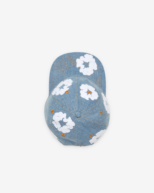 Denim Tears - Men's Cotton Wreath Raw Denim Cap - (Light Wash)