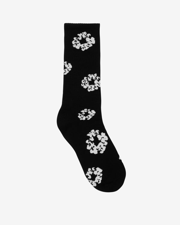 Denim Tears - Men's Cotton Wreath Socks - (Black)