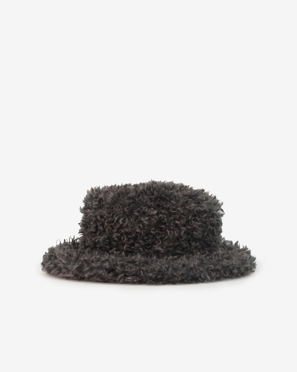 Scha - Women's Curly Walk Time High Hat - (Charcoal)