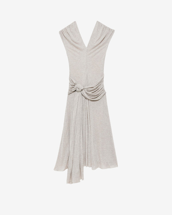 JW Anderson - Women's Knotted Waist Longline Dress - (Oatmeal Melange)
