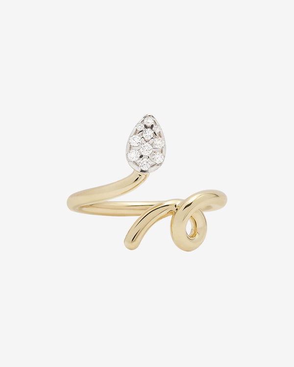 Bea Bongiasca - Women's Baby Vine Ring - (Yellow Gold)