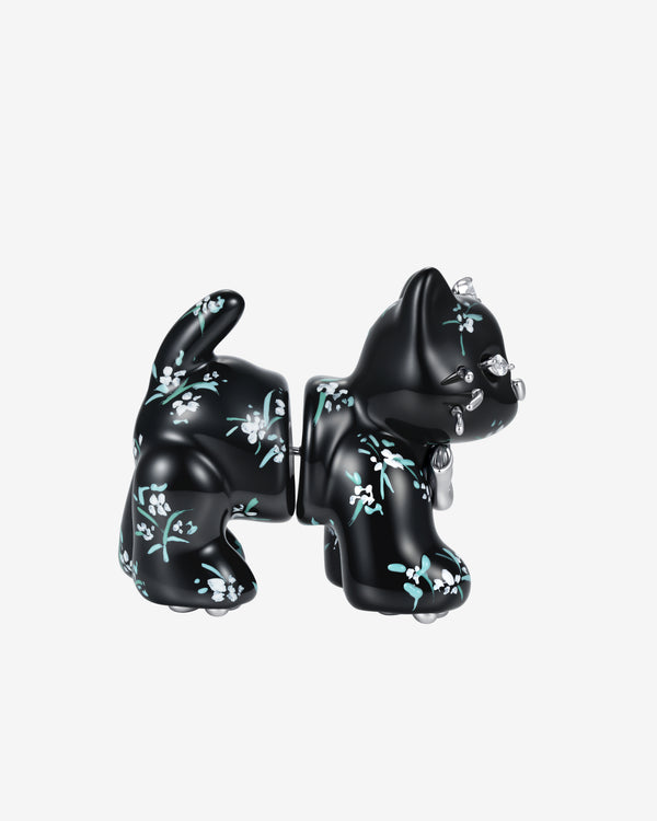 Yvmin - Women's Split Kitten Earring - (Black)