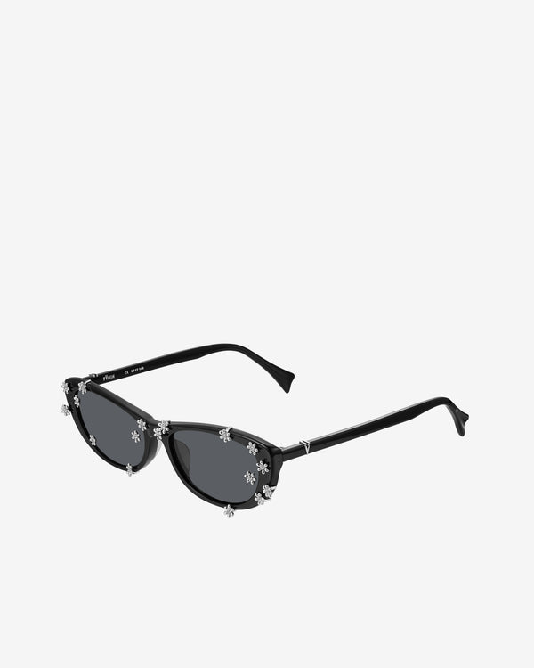 Yvmin - Women's Flower Sunglasses - (Black/Black)