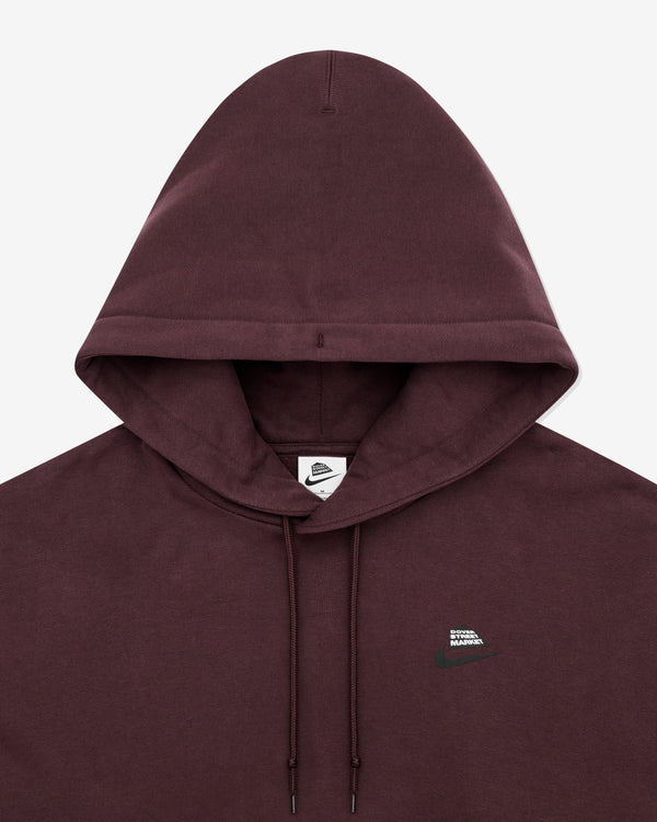Nike - DSM Men's Fleece Hooded Sweatshirt - (Burgundy)