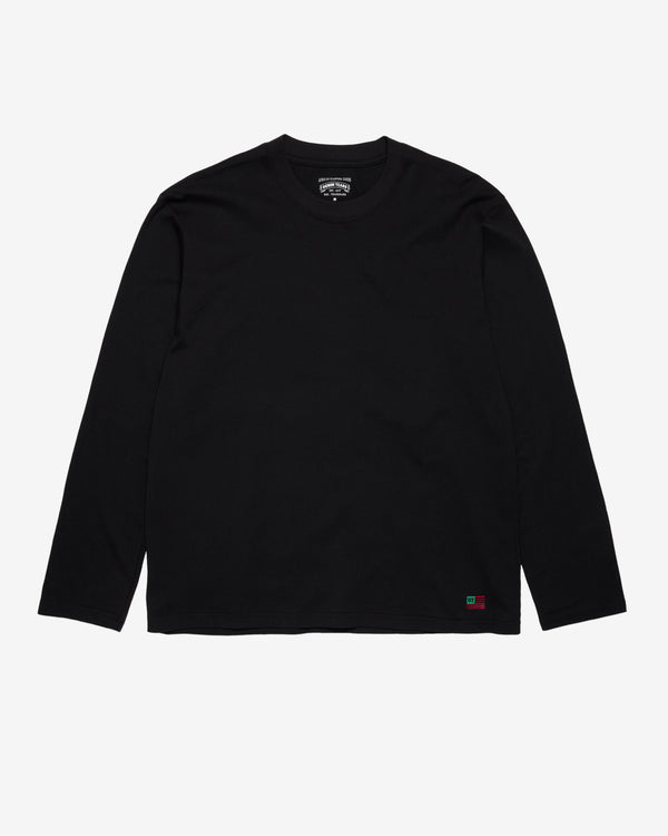Denim Tears - Men's Long Sleeve Flag Tee - (Black)