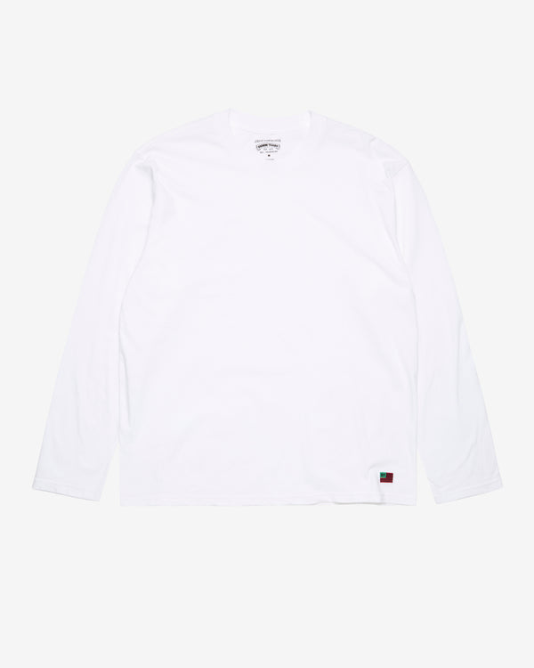 Denim Tears - Men's Long Sleeve Flag Tee - (White)