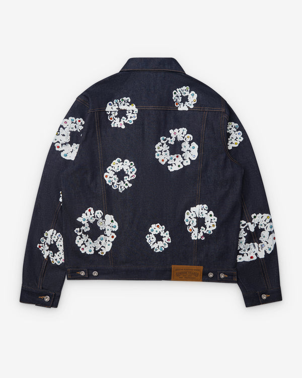 Denim Tears - Men's Studded Cotton Wreath Denim Jacket - (Selvedge)