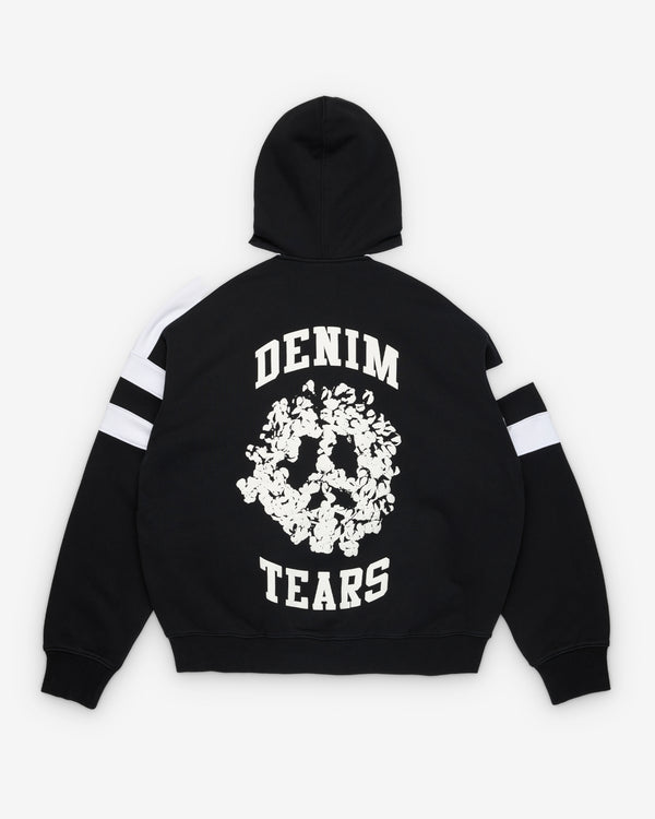 Denim Tears - Men's Denim U Paneled Zip Hoodie - (Black)