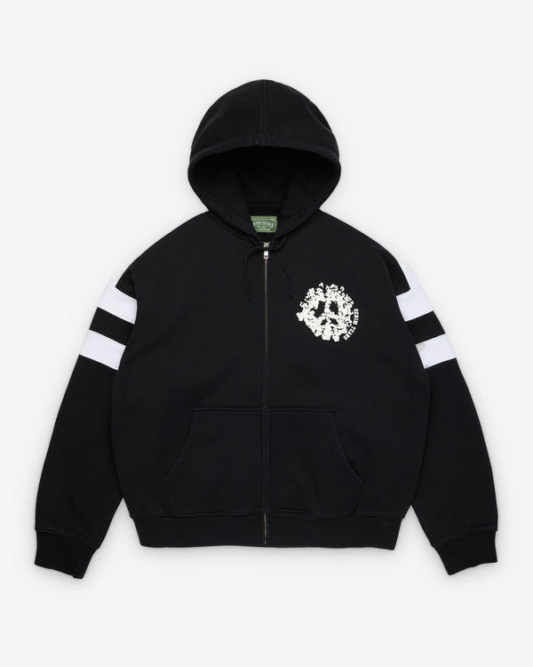 Denim Tears - Men's Denim U Paneled Zip Hoodie - (Black)