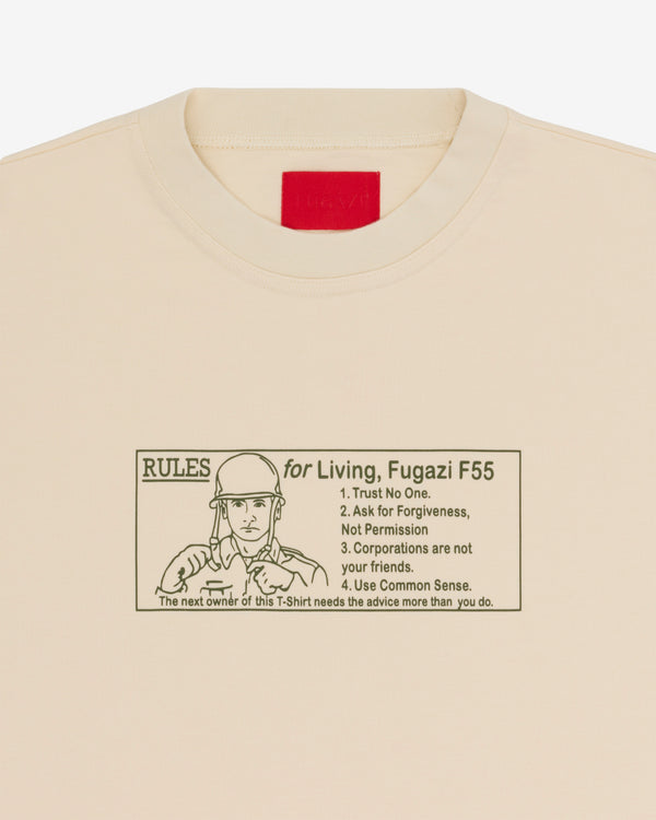 Fugazi - Men's Diagram Tee - (Off White)