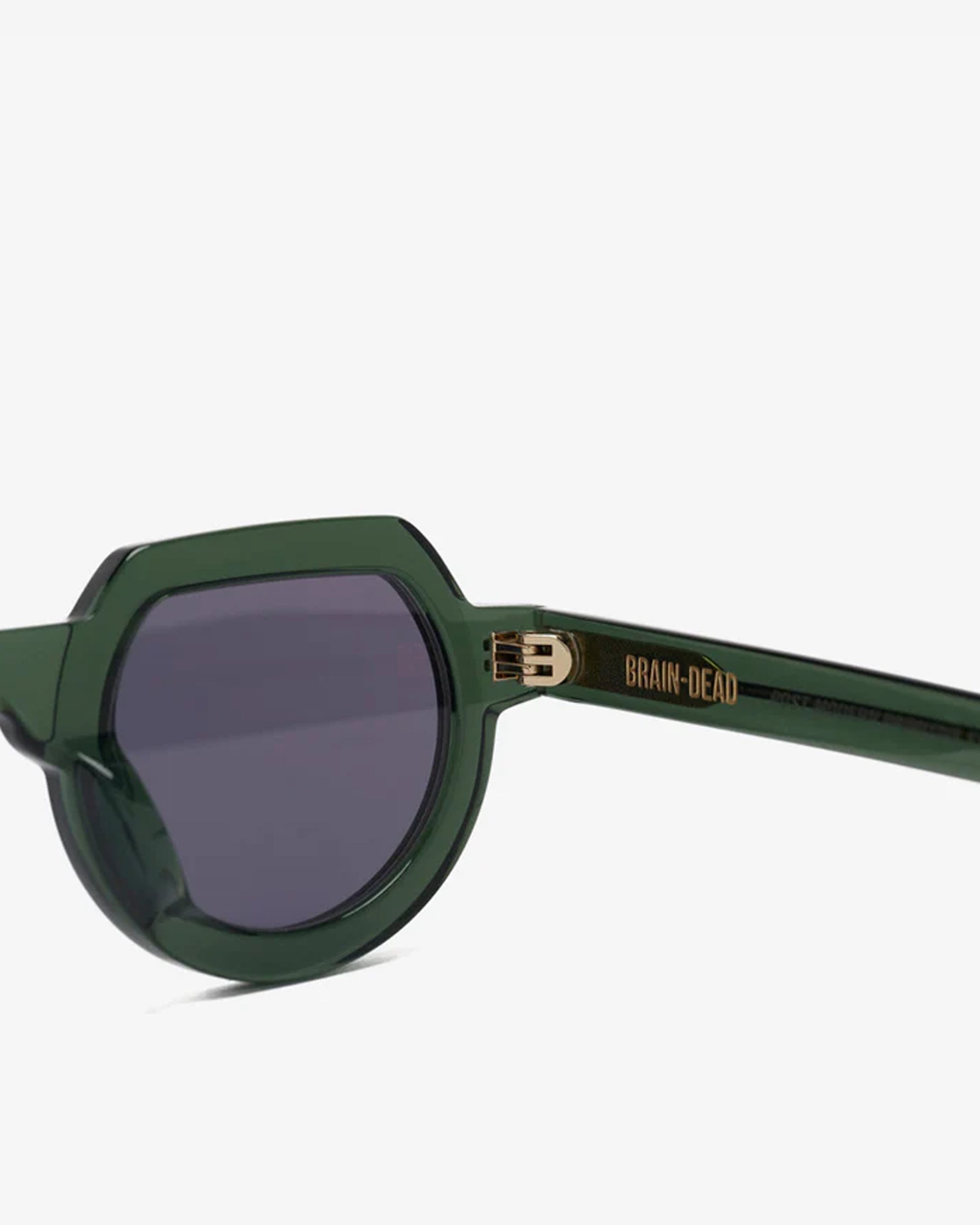 Brain Dead - Tani Post Modern Primitive Eye Protection Sunglasses - (Green Smoke) view 3, Click to Zoom in