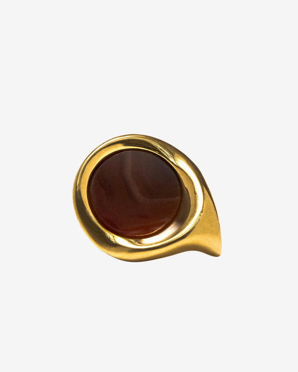 Panconesi - Dusk Ring Small - (Red Agate)