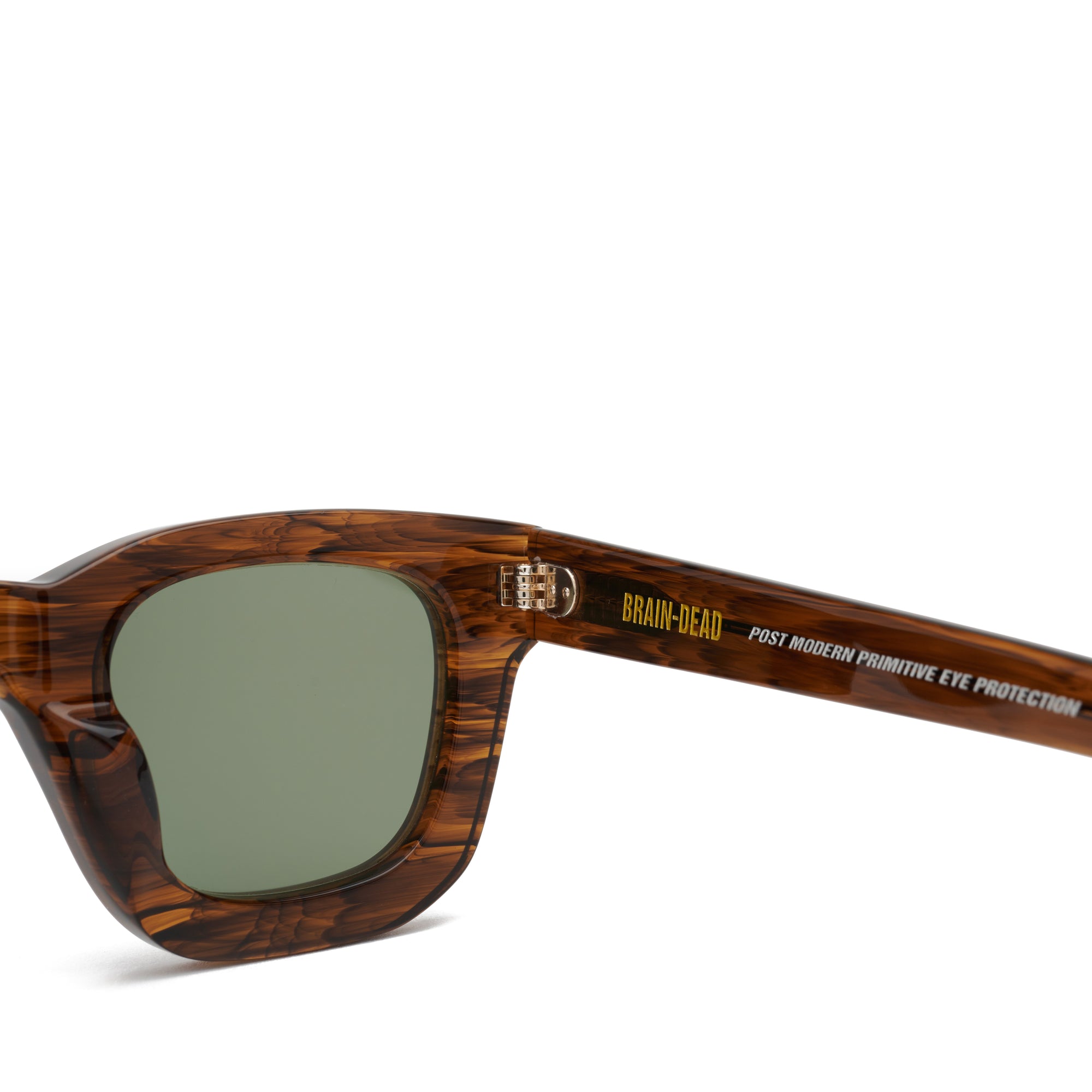 Brain Dead - Elia Post Modern Primitive Eye Protection Sunglasses - (Tortoise) view 3, Click to Zoom in