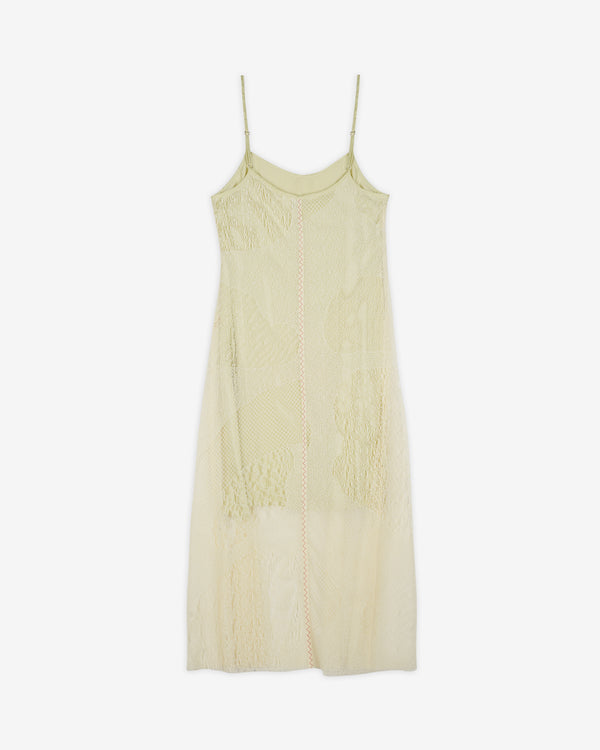 Brain Dead - Women's Engineered Cloud Mesh Slip Dress - (Natural)