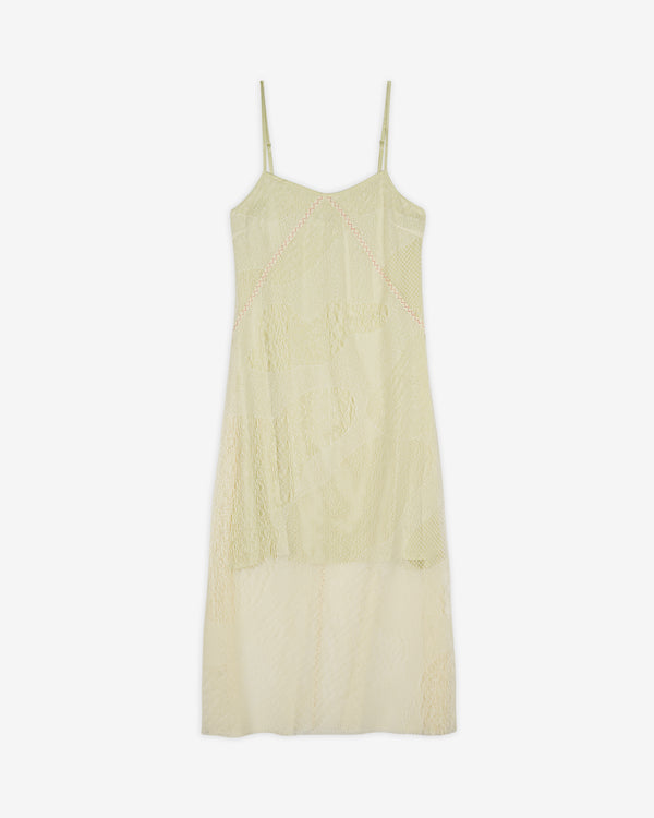 Brain Dead - Women's Engineered Cloud Mesh Slip Dress - (Natural)