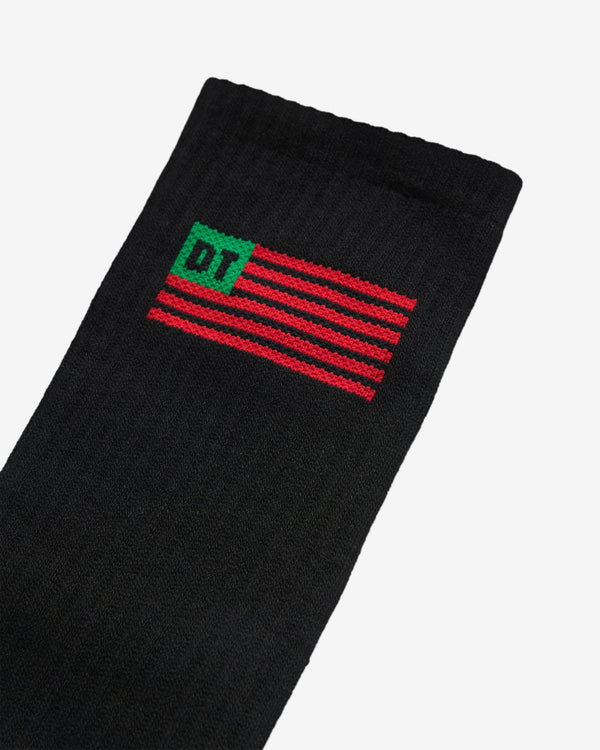 Denim Tears - Men's Flag Socks 3-Pack - (Black)