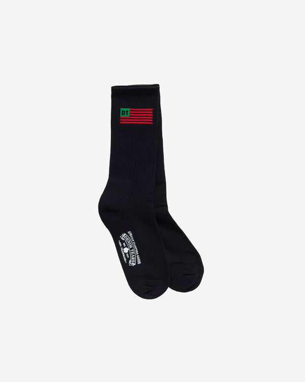 Denim Tears - Men's Flag Socks 3-Pack - (Black)