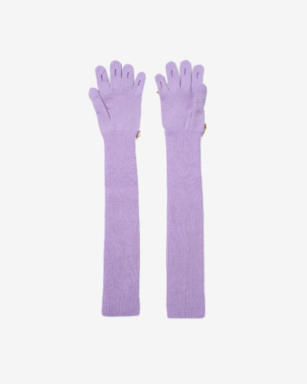 Doublet - Women's Jewelry Attached Long Gloves - (Pink)