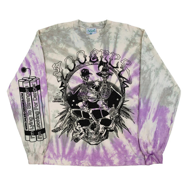 Online Ceramics x 100 GECS - Men's TNT Long Sleeve - (Tie-Dye)