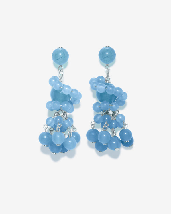 Completedworks - Women's Quartz Bead Earrings - (Blue)