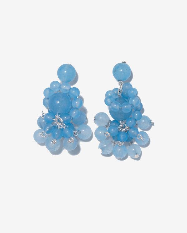 Completedworks - Women's Quartz Bead Earrings - (Blue)