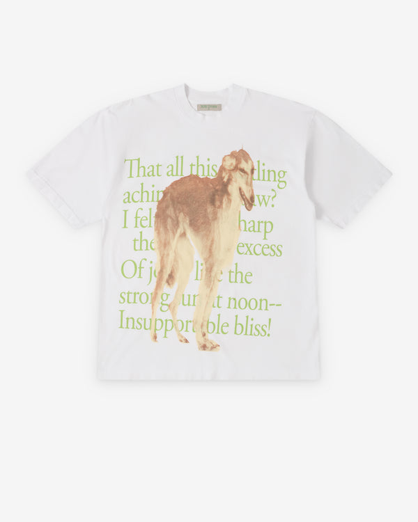 Henry Store - Men's Poem Dog T-Shirt - (White)