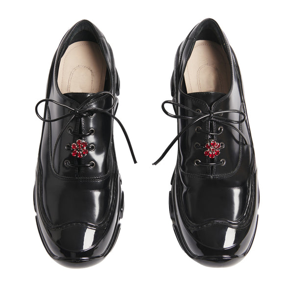 Simone Rocha - Men's Low Trek Lace-Up Brogue - (Black)