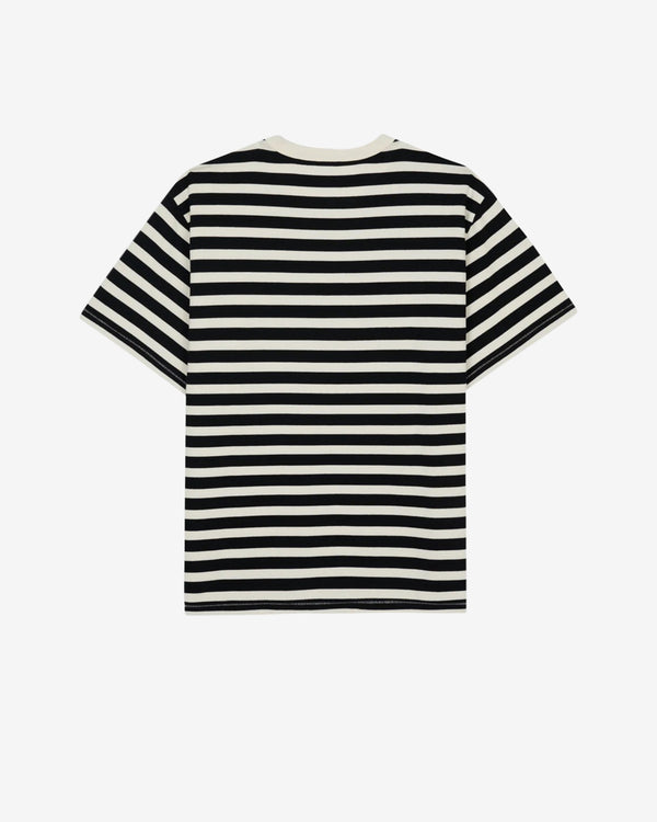 Brain Dead - Men's Heavyweight Stripe T-Shirt - (Black)