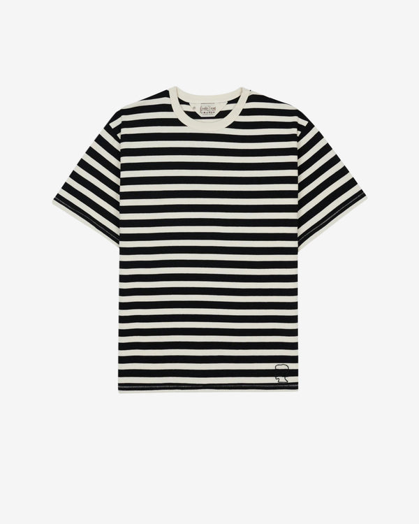 Brain Dead - Men's Heavyweight Stripe T-Shirt - (Black)