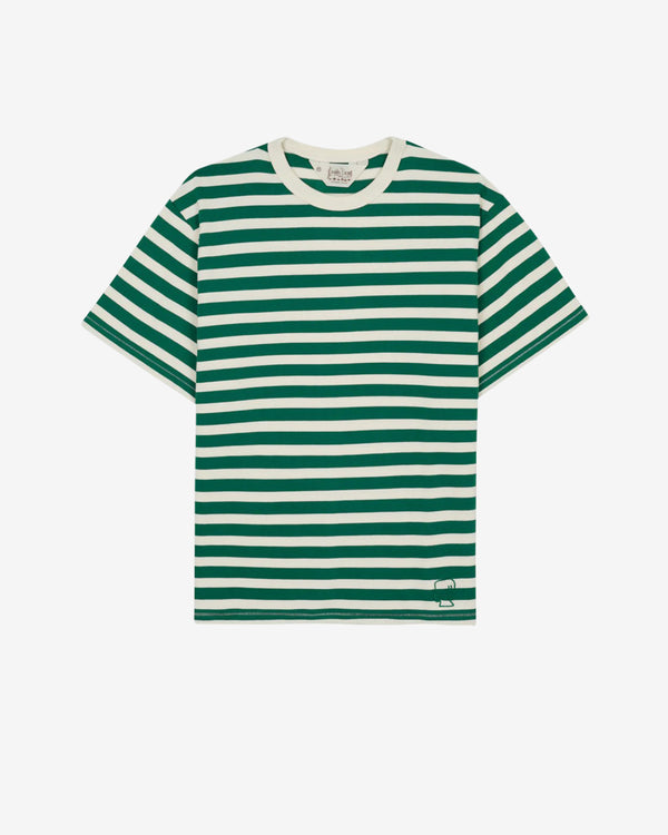 Brain Dead - Men's Heavyweight Stripe T-Shirt - (Green)