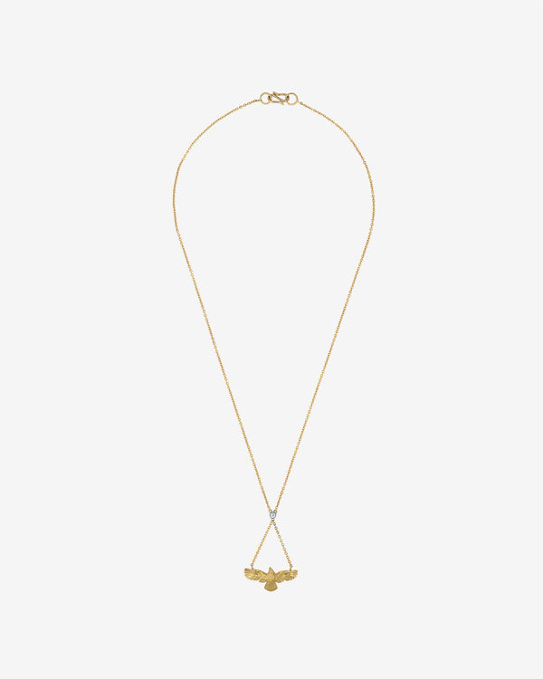 NVW - Women's Honesty Diamond Raven Necklace - (Yellow Gold)