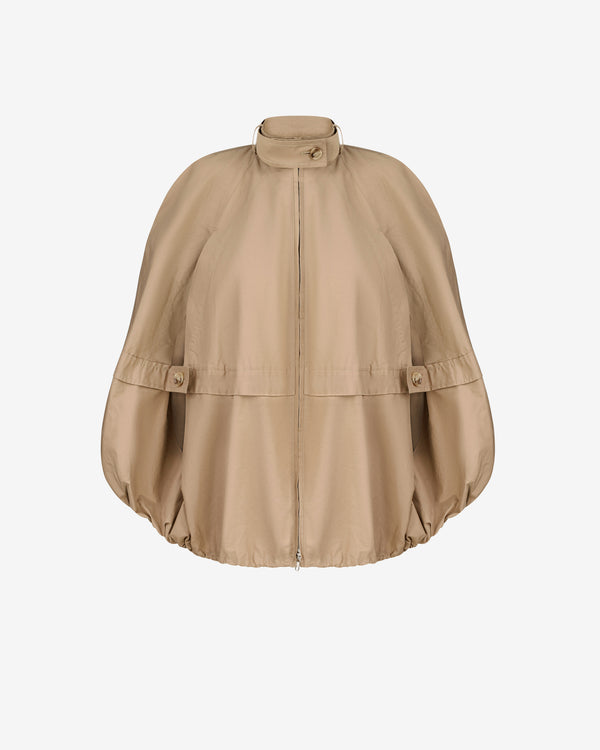 Litkovska - Women's Deconstructed Bomber Cape - (Beige)