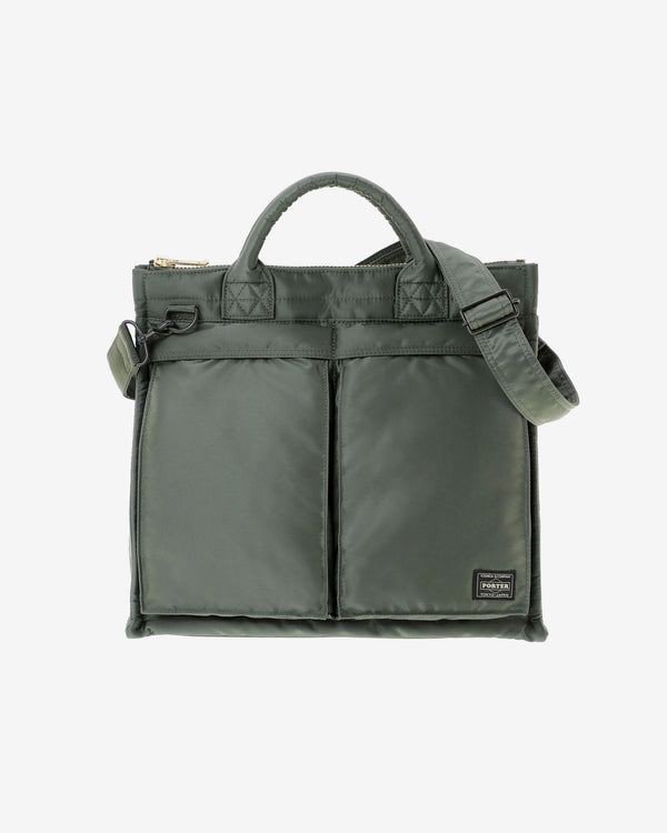 Porter Yoshida & Co. - Men's Tanker Square Tote Bag (L) - (Green)