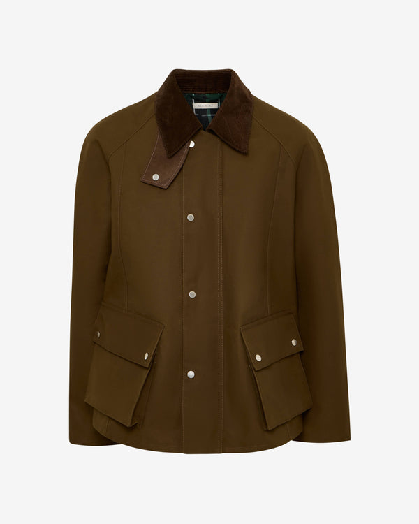 JW Anderson - Men's Raglan Sleeve Outdoor Jacket - (Dark Olive)